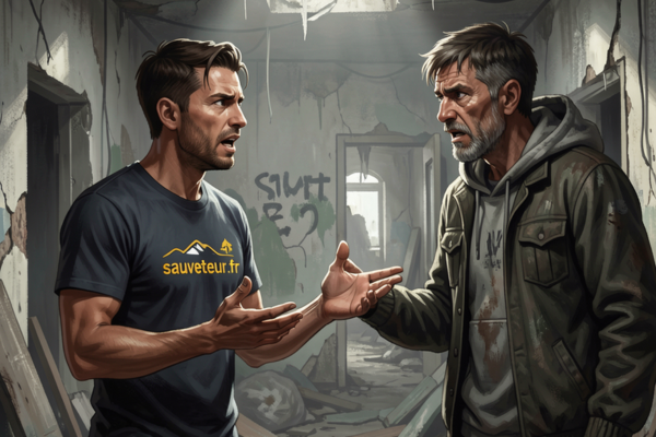 Expulsion de squatteur à Livry-Gargan